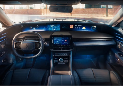 The panoramic display is shown in a 2024 Lincoln Nautilus® SUV. | Pugmire Lincoln of Marietta in Marietta GA